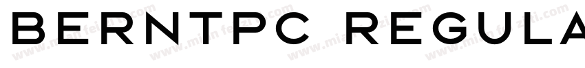 BernTPC Regular字体转换